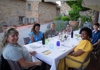 Table set in wine callar