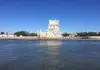 Belém Tower seen from the water during a Lisbon sailing tour