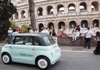 E-car at the Colosseum