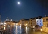 Venice at night with the Moon on the Canals.