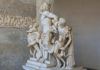 An image of the Assassination of Julius Caesar in the Hall of Tapestries.