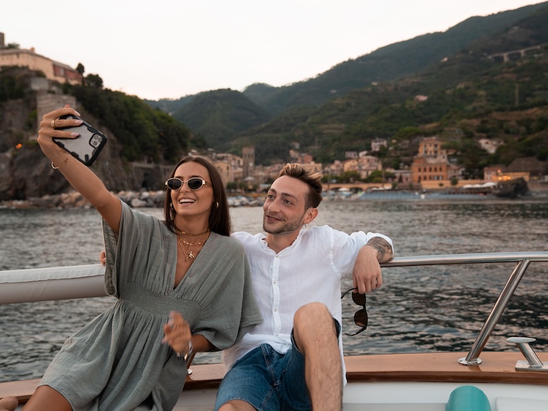 Sunset Boat Tour of the Cinque Terre from Monterosso