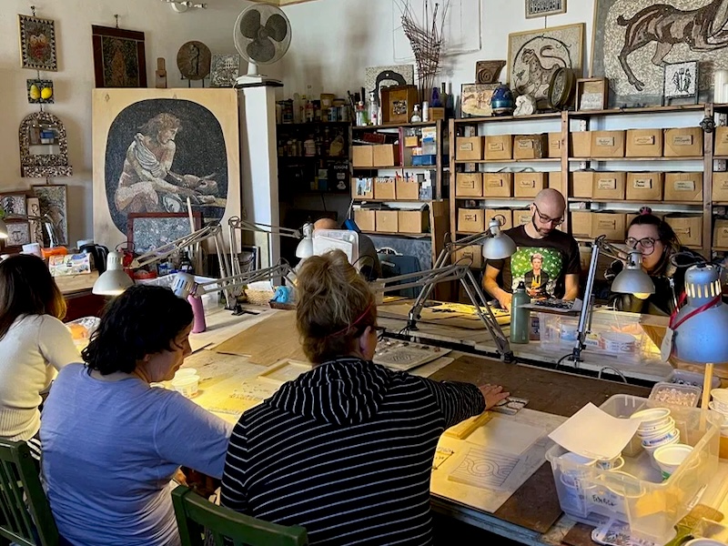 Mosaic-Making Workshop in Trastevere