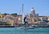 Belém Tower seen from the water during a Lisbon sailing tour