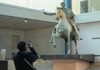 Equestrian Statue of Marcus Aurelius II at the Capitoline Museums in Rome.