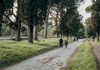 People walking on the Appian Way