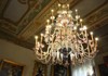 A. picture of the chandelier in the Private chapel of Palazzo Colonna in Italy