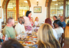 Wine and appetizer enjoyed on a The Tour Guy day trip to Tuscany