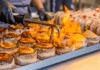 A photo of creme brulee donuts from Bread Ahead in London.