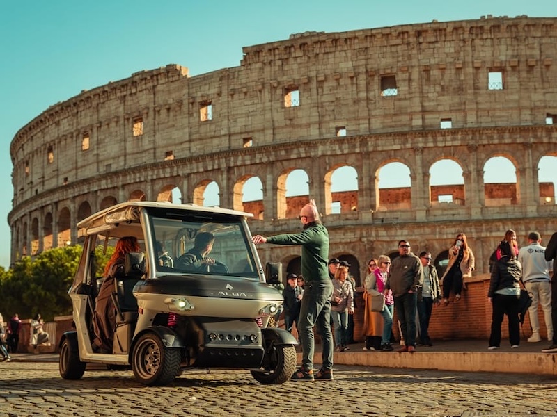 1.5-Hour Express Private Tour of Rome by Golf Cart 